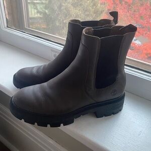 Timberland Women’s Dark Brown Leather Chelsea Boots